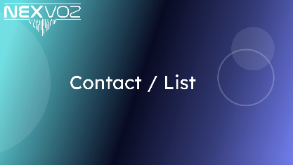 Contact / List